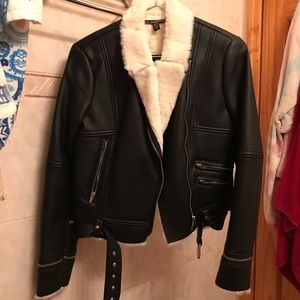 Leather Fur Jacket